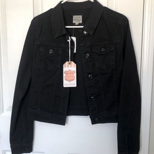 Black jean jacket